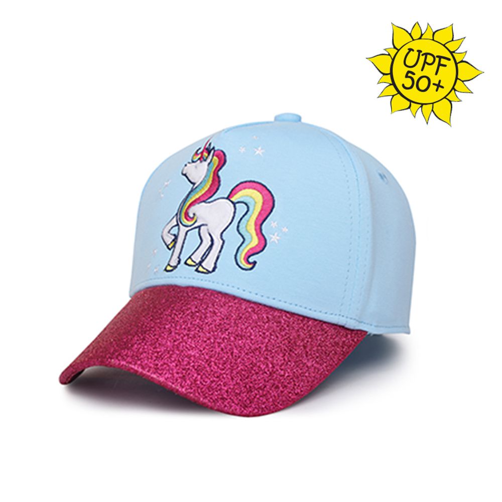 加拿大 flapjackkids - 防曬透氣棒球帽-獨角獸