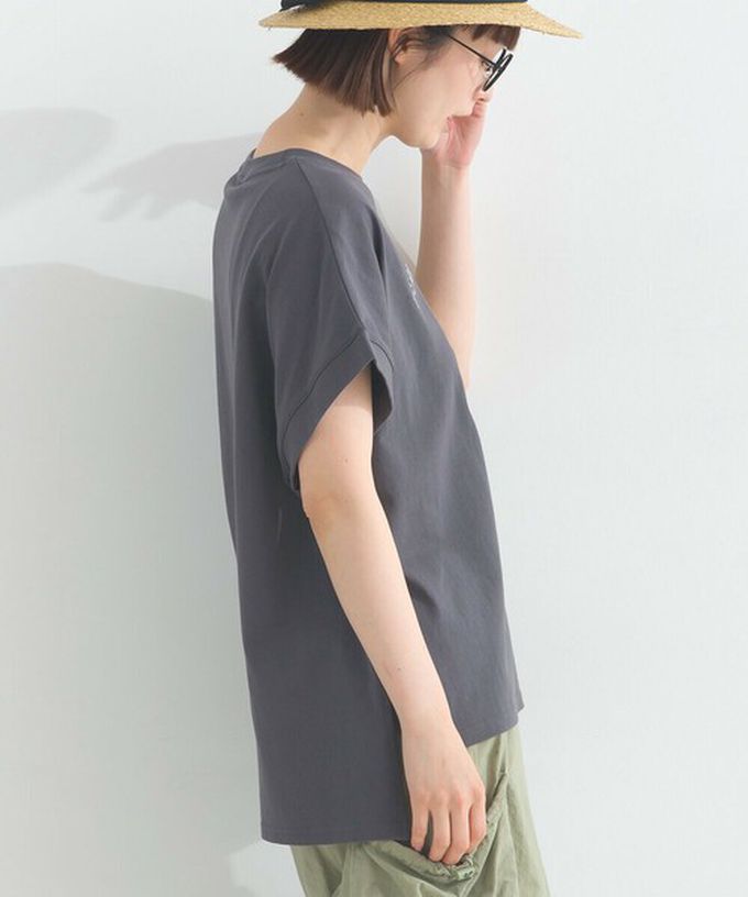 日本 Lupilien - 16OE天竺棉 臘腸狗印花短袖上衣-白