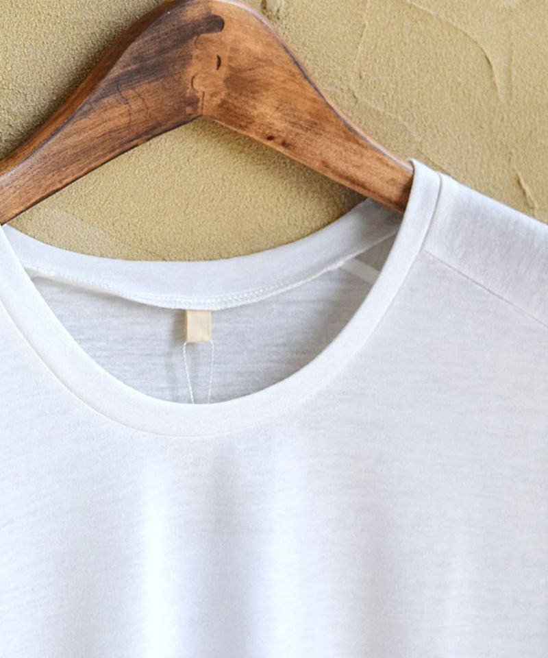 日本 zootie - 抗透汗 落肩寬鬆純棉短袖上衣-淺藍 (M-L)