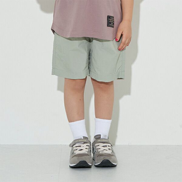 日本 b-ROOM - 玩水OK！潑水加工輕便短褲-卡其