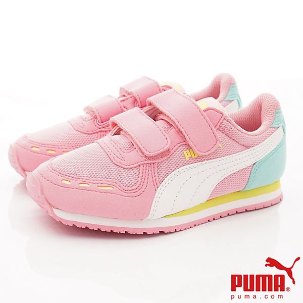 PUMA - PUMA童鞋-雙絆帶流線款(中小童段)-粉