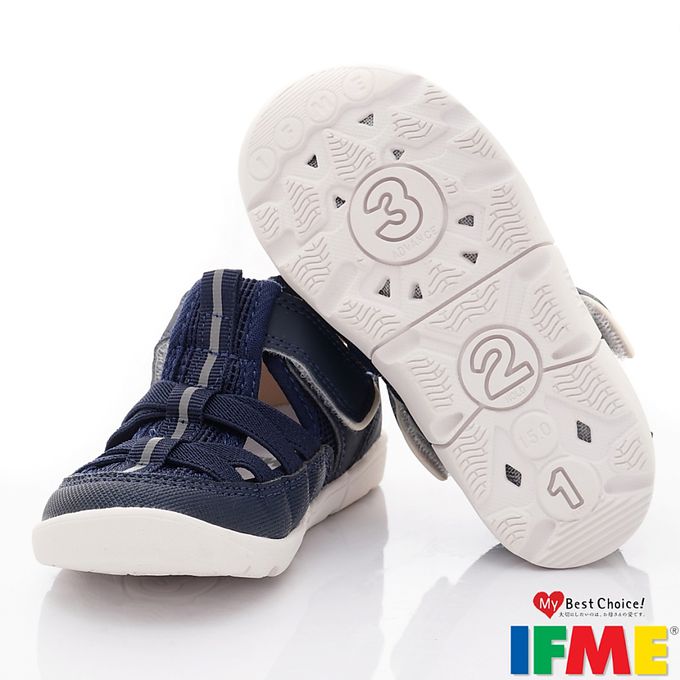 日本IFME - 水涼機能童鞋-IF30-341511軍藍(中小童段)-水涼鞋-軍藍