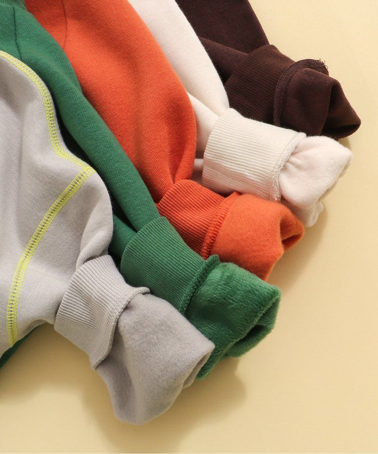 日本 BREEZE - 彩色英文標語裏毛率性運動衫-海軍藍