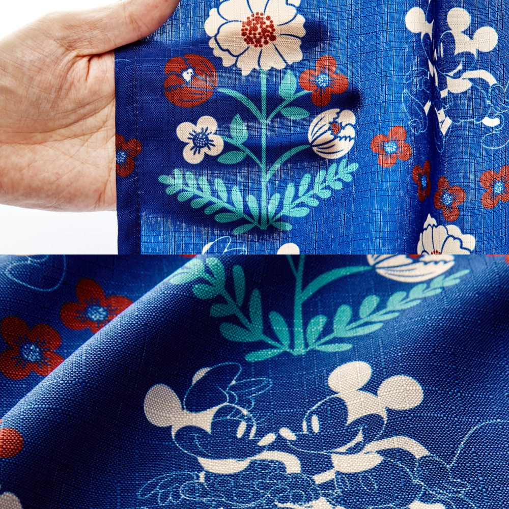 日本千趣會 - 迪士尼 小窗簾/櫃子遮廉-維尼-黃