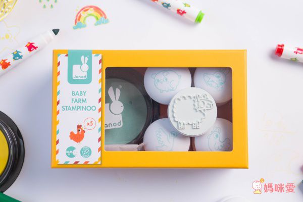 （預購團！緊急追加中！）開心玩蓋印♫玩出好創意❤【法國Janod】寶寶印章☞精緻質感，一蓋就知道不一樣！