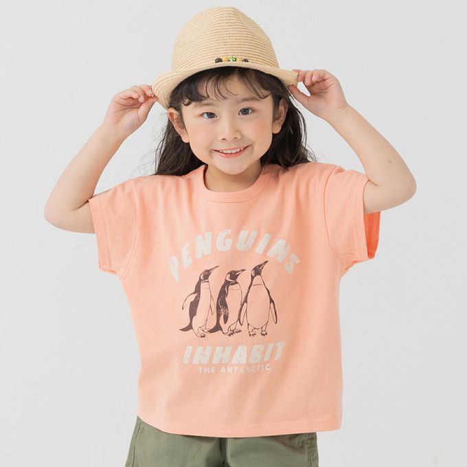 日本 Chil2 - 100%棉 印花柔軟短袖上衣-鯊魚戲水-薄荷綠