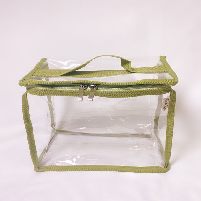 妞妞絲 - 透明收納袋-抹茶綠 (S)