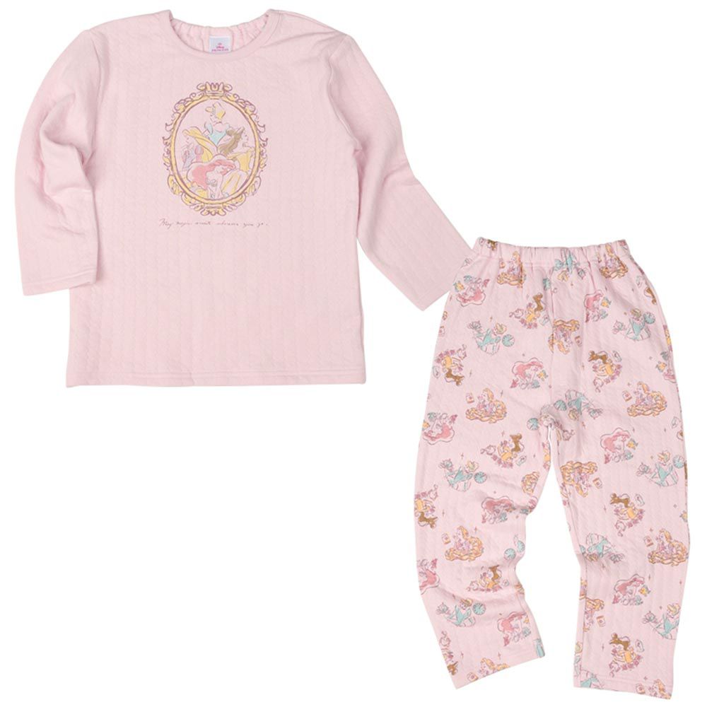 長袖家居服-迪士尼公主們-粉紅色