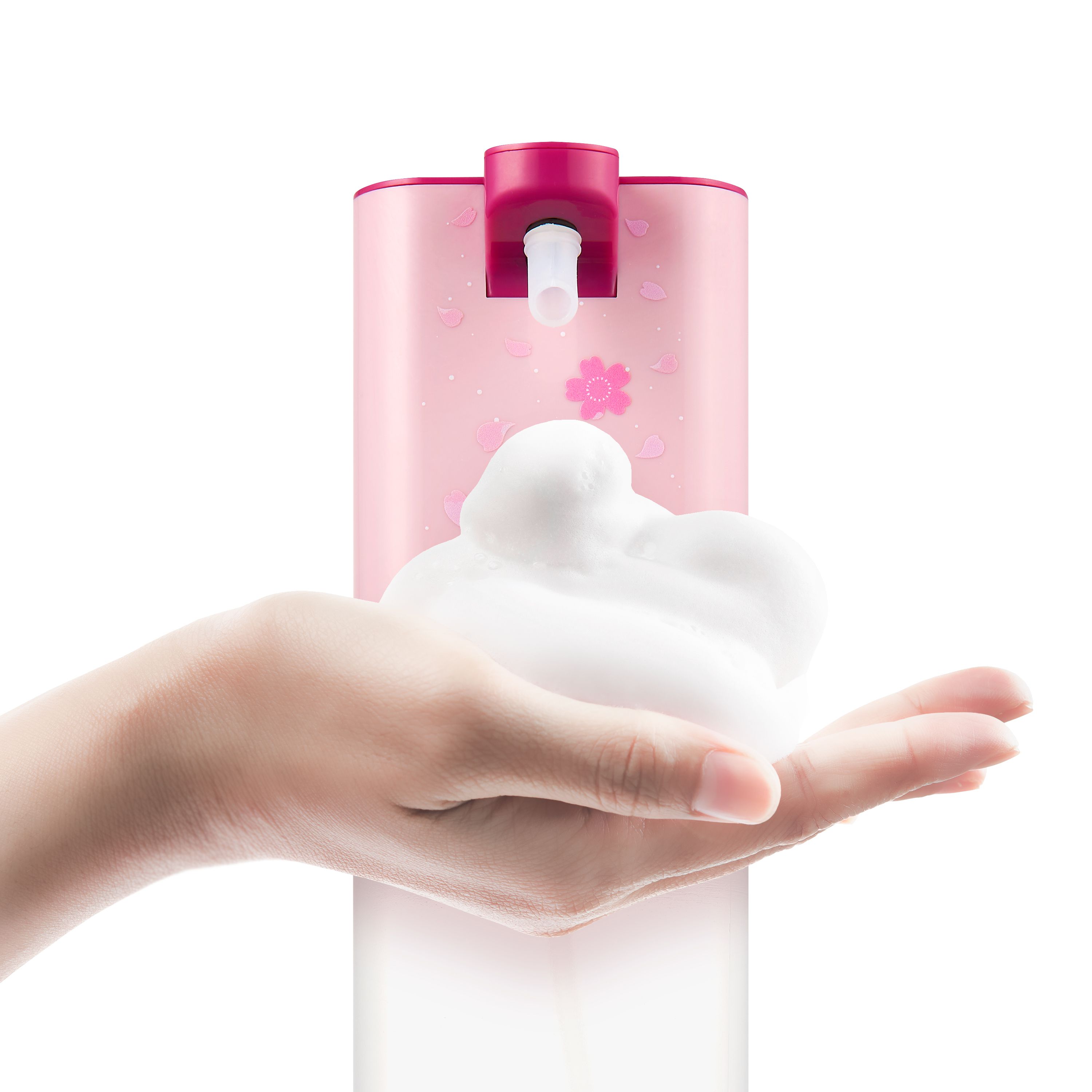 InfoThink - 智慧感應泡泡洗手機-櫻花季奇奇蒂蒂