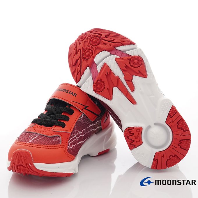 Moonstar日本月星 - 月星MSCN-3E競速運動款(中大童段)-運動鞋-紅