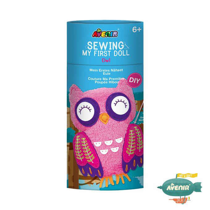 德國 Avenir Kids 艾維尼 - AK-S 縫工-我的幸福小夥伴,貓頭鷹娃娃