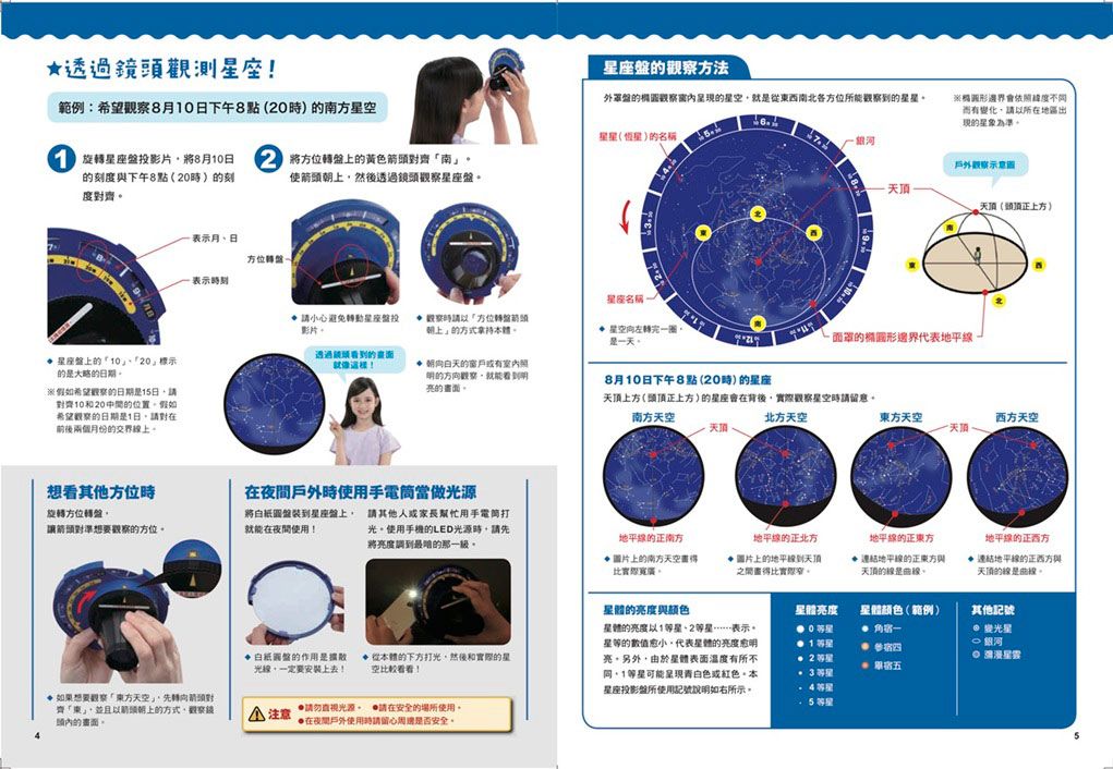 親子天下 - 小孩的科學：新版星空投影星象儀（加值附贈5張星象投影片）