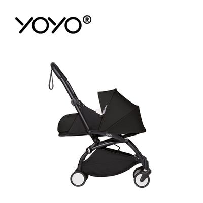 Stokke - YOYO² 法國 0+ 推車組合(含車架)-黑色車架+黑色