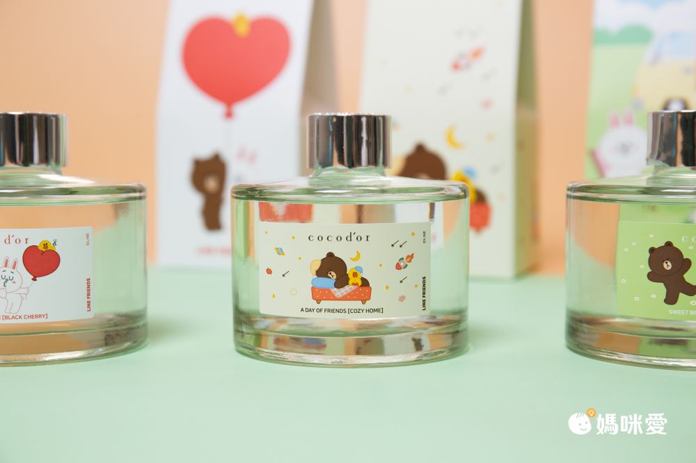 韓國 cocodor - LINE FRIENDS 熊大與好朋友系列擴香瓶-愜意微風(甜蜜野餐)-200ml