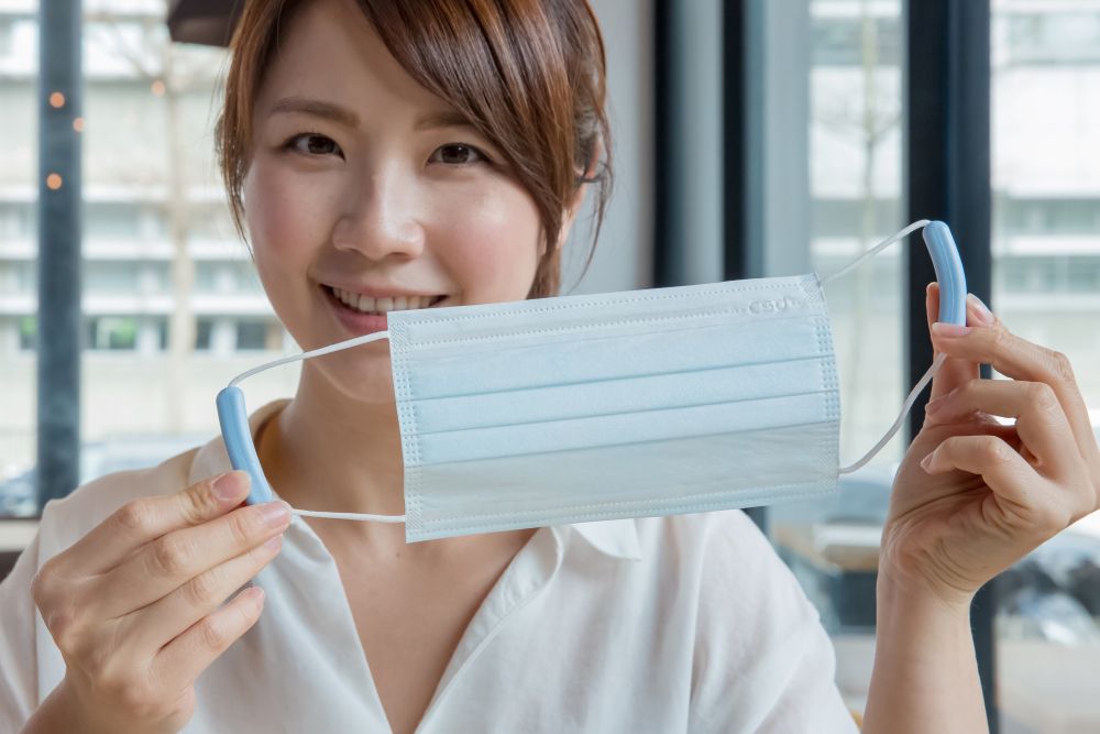 SOFF - 台灣製專利口罩減壓護套-二對-粉紅x1/透明x1