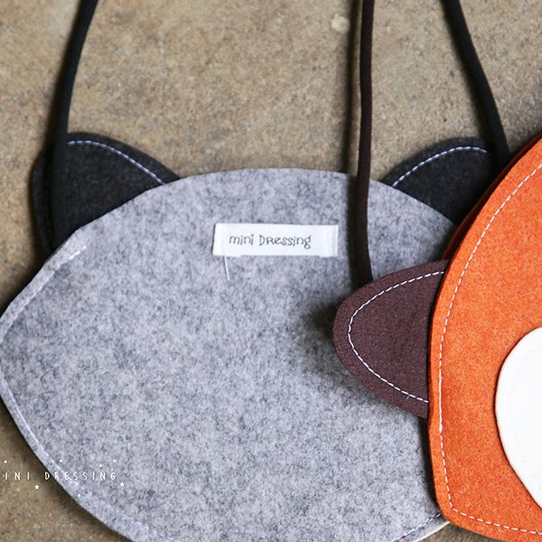 韓國 Mini Dressing - 嬰幼兒童造型包_海狸-棕色 (單一尺寸)