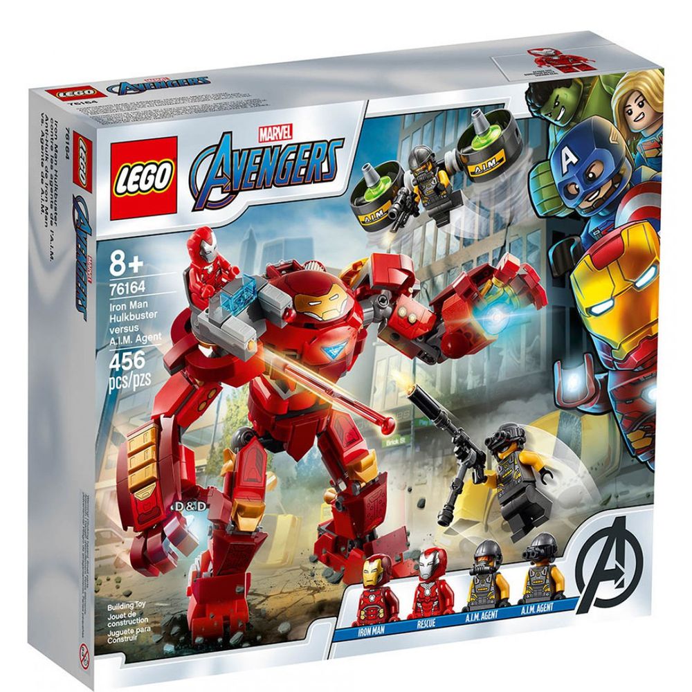 樂高 LEGO - 樂高積木 LEGO《 LT76164 》SUPER HEROES 超級英雄系列 - Iron Man Hulkbuster versus A.I.M. Agent-456pcs