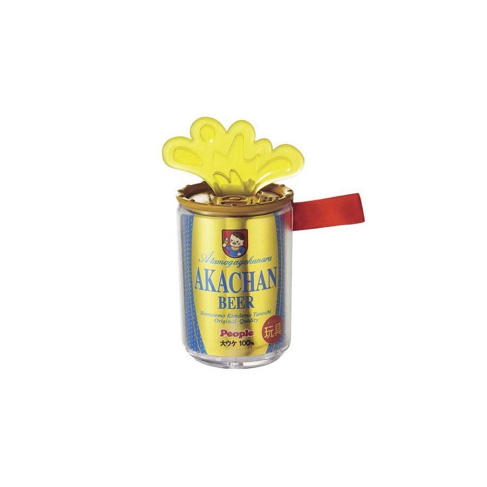 日本 People - 【新品】金色啤酒咬舔玩具-6m+