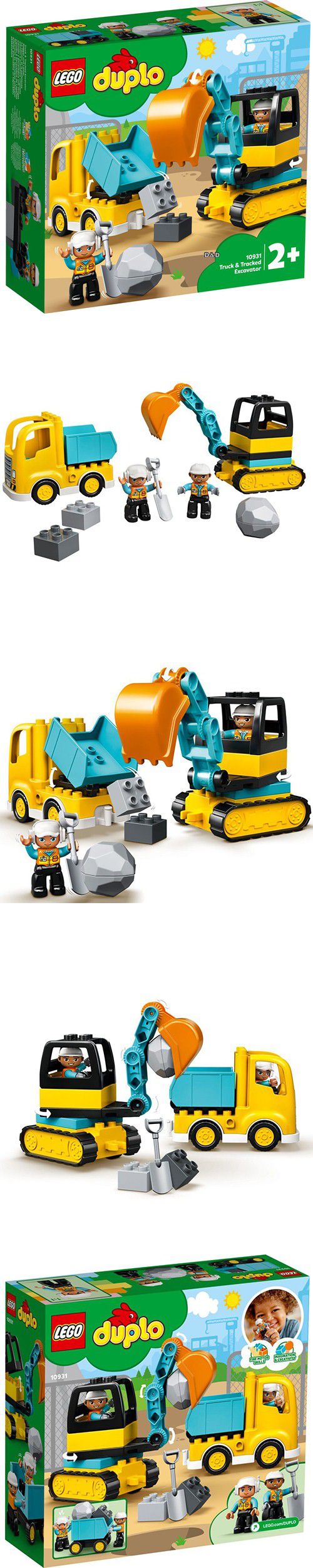 樂高 LEGO - 樂高積木 LEGO《 LT10931 》Duplo 得寶系列 - 卡車 & 挖土機-20pcs