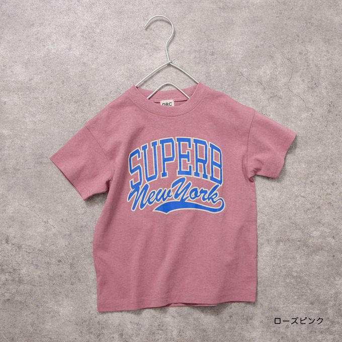 日本 BRANSHES - 100%棉 酷帥印花短袖上衣-GRT-橘