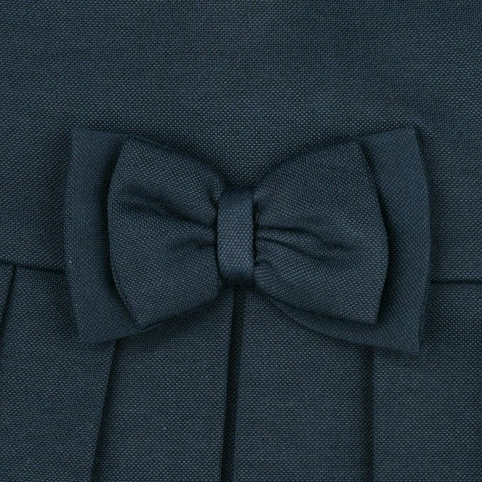 akachan honpo - 百褶洋裝-素面-深藍色