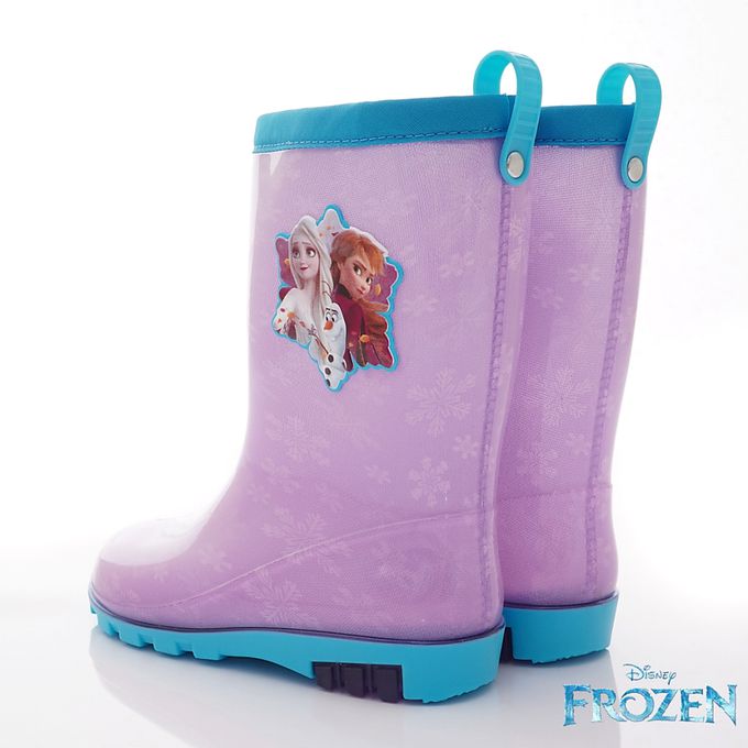 台灣製冰雪奇緣長筒雨鞋(中大童段)-雨鞋-紫