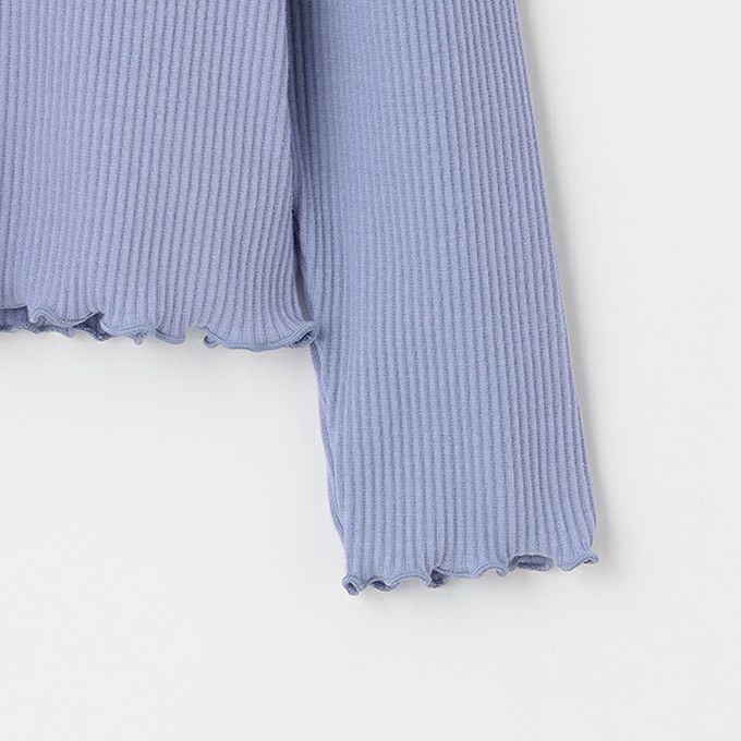 日本 Lycee mine - 愛心鈕扣羅紋針織薄外套-粉紅