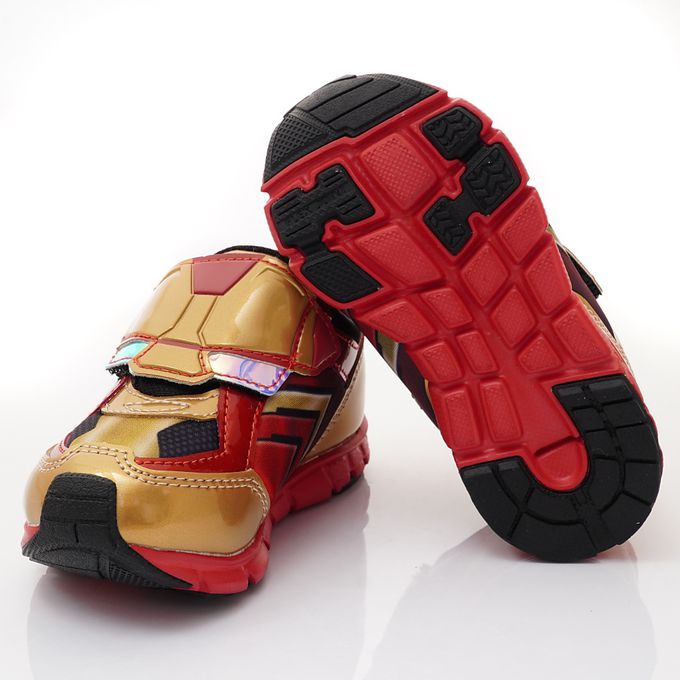 Moonstar日本月星 - 鋼鐵人聯名機能童鞋-MV0163金(中小童)-機能運動鞋-金