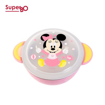 SuperBO - 不鏽鋼學習碗-米妮-360ml