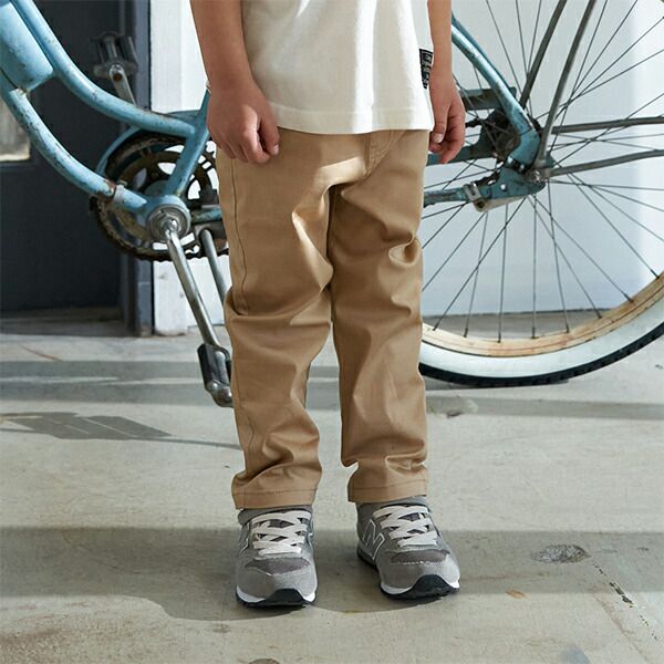 日本 b-ROOM - 好實搭寬鬆感彈性長褲-米色