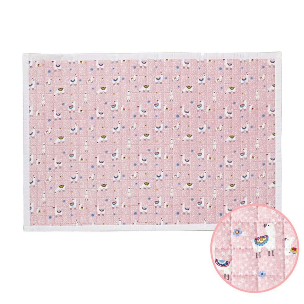 韓國 Formongde - 透氣嫘縈涼感床墊-粉紅駱馬 (100X150cm)