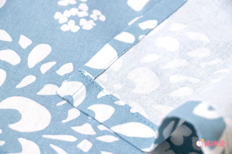 日本代購 - 印度棉大人料理圍裙(雙口袋)-狗狗散步-灰x黃