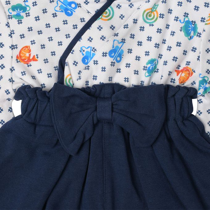 akachan honpo - 袴連身衣-(包屁衣)-深藍色