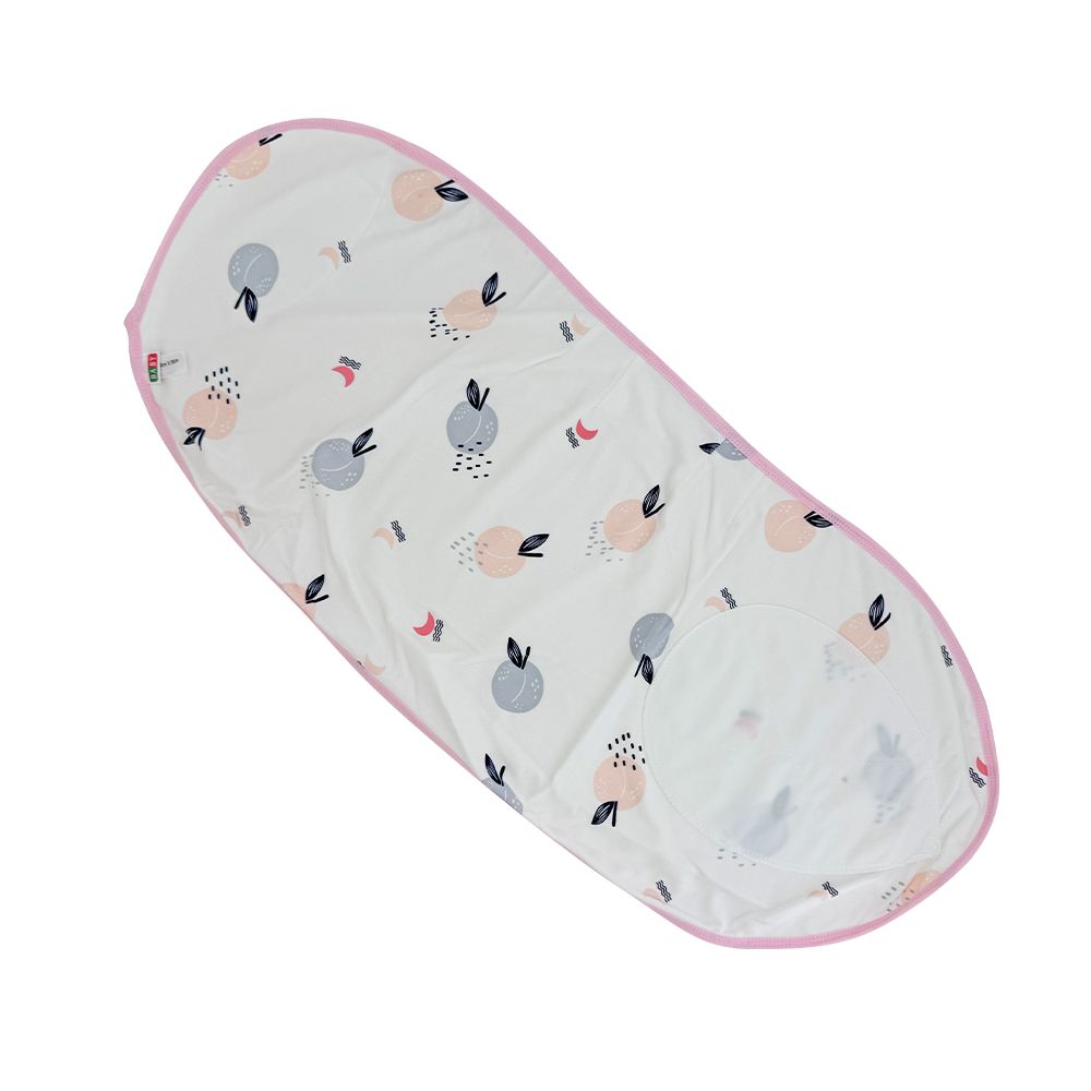 純棉兩用型包巾 肚圍 嬰兒防驚跳包巾 寶寶肚圍-水果樂園 (35*80)