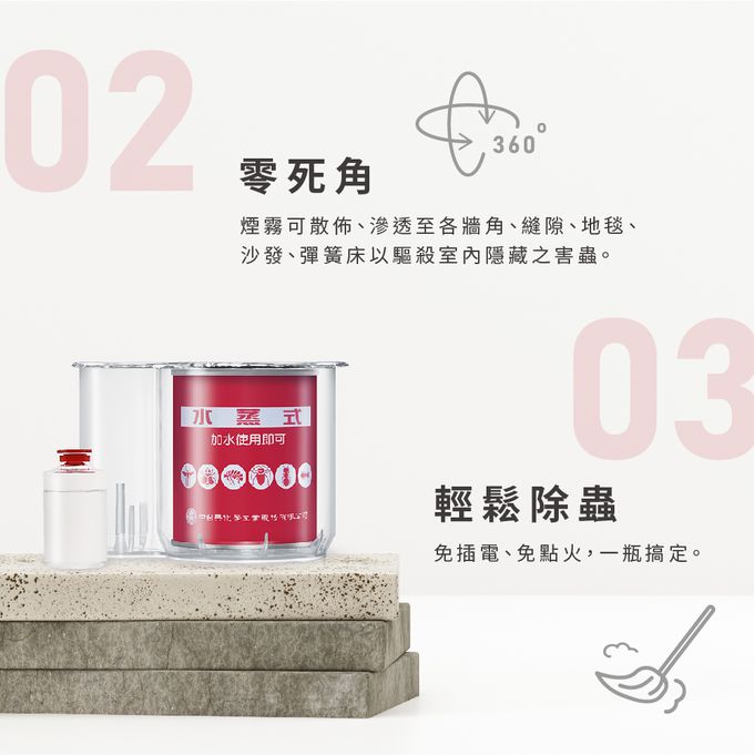 鱷魚 - 水蒸式殺蟎滅蟑劑-20g*3入