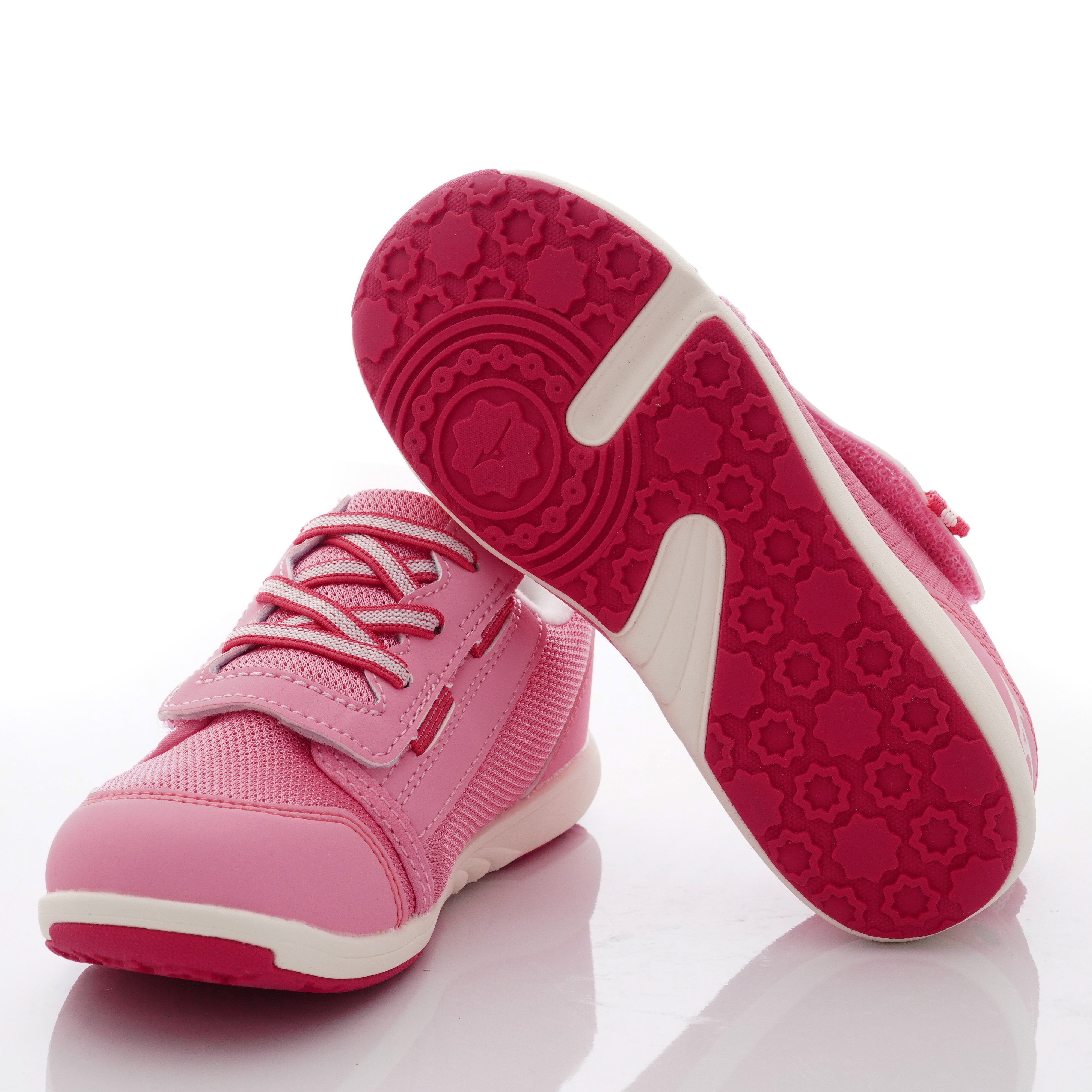 MIZUNO 美津濃 - 超輕量大絆帶機能鞋款(中童段)-粉