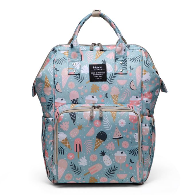 Heine 海恩 - WIN-202 時尚多功能多口袋 媽媽包 後背包 育兒包 待產包-夏日風情