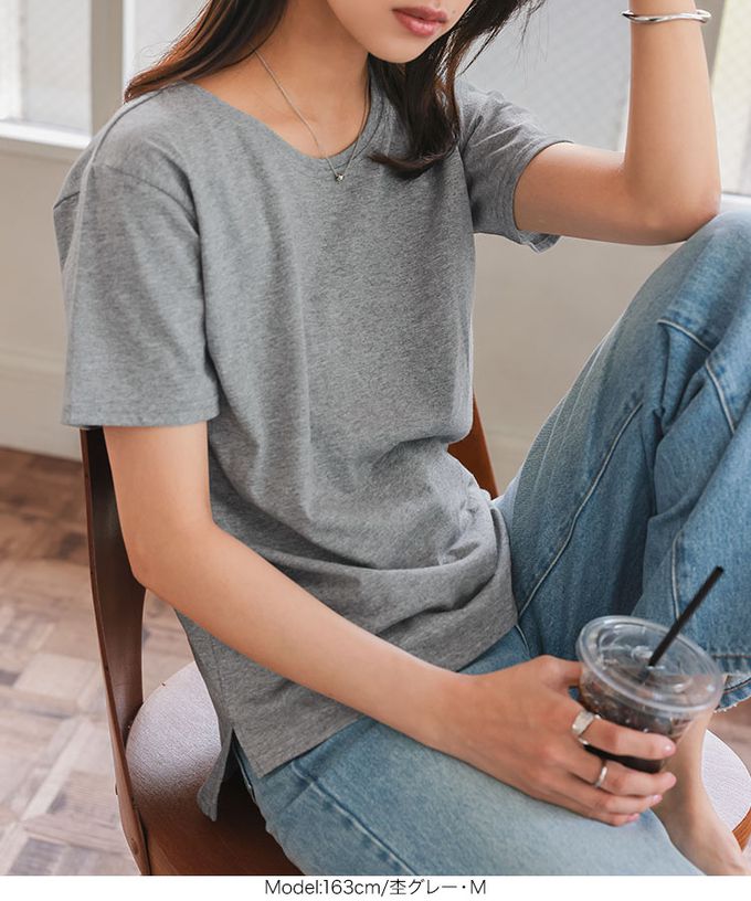 日本 Kobe Lettuce - 抗透汗 純棉圓領合身短袖上衣-白