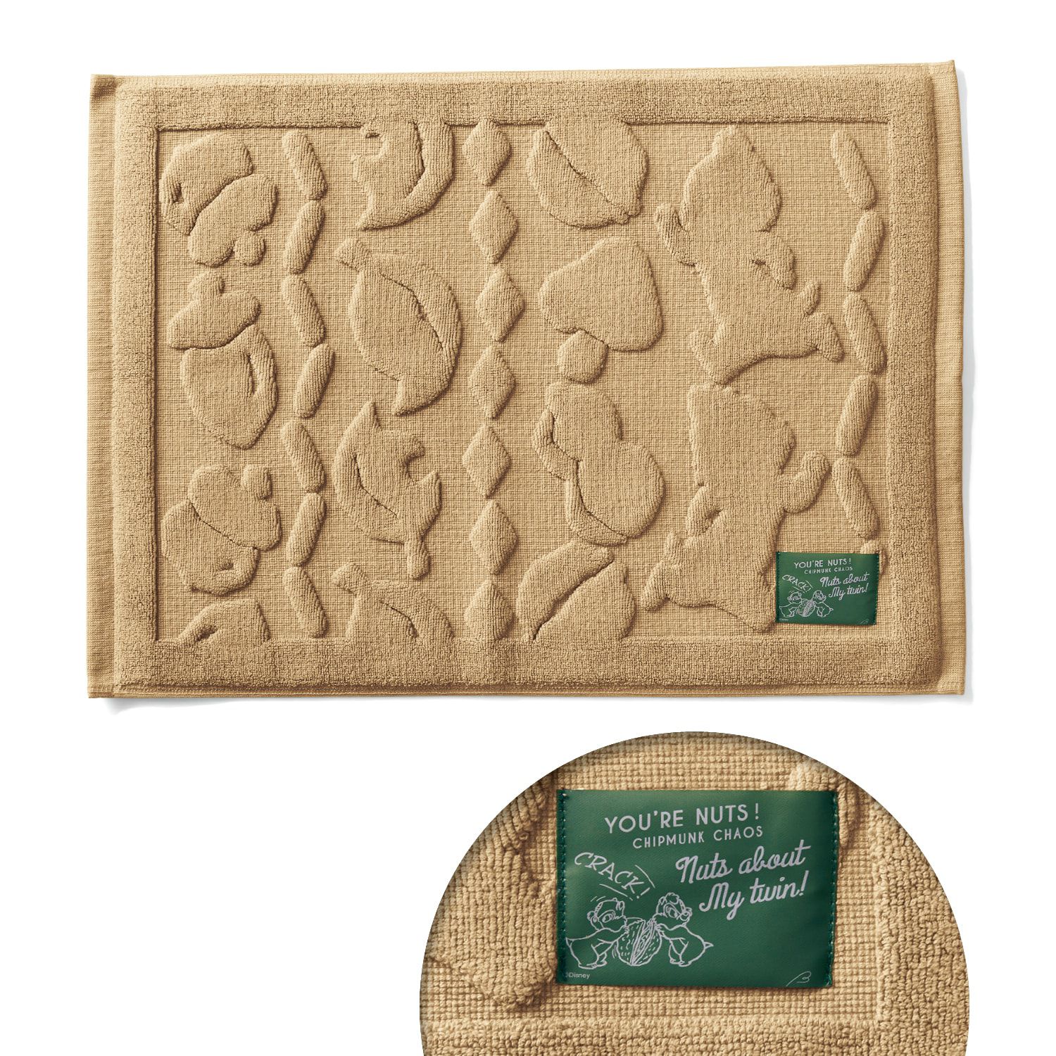 日本千趣會 - 迪士尼 100%棉吸水腳踏墊-愛麗絲夢遊仙境-粉紅 (43×60cm)