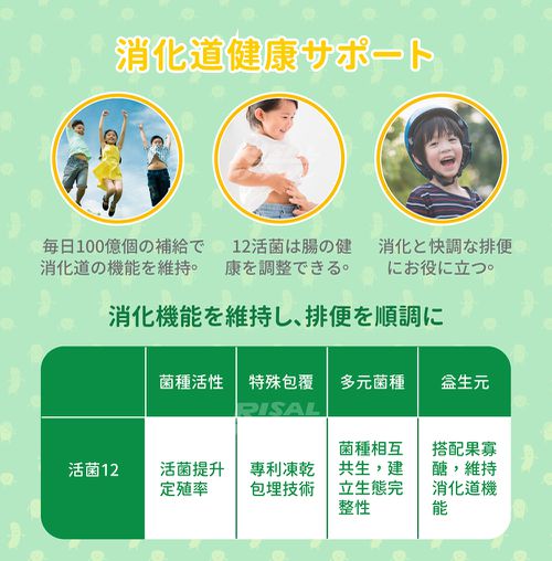 活菌12 (無添加砂糖升級版)-60包/盒
