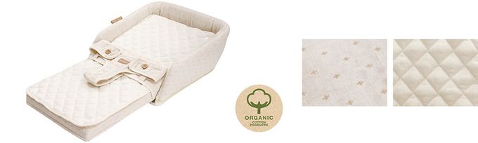 日本 farska - 【成長型】安心守護多功能床中床-有機棉-約1kg