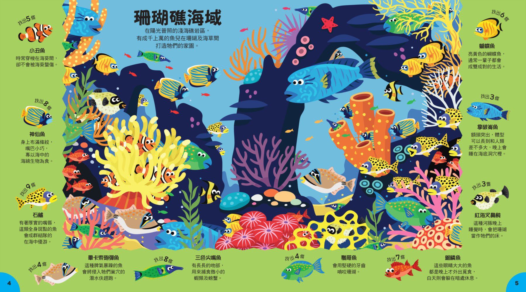 小偵探找一找-2：海洋生物在哪裡？