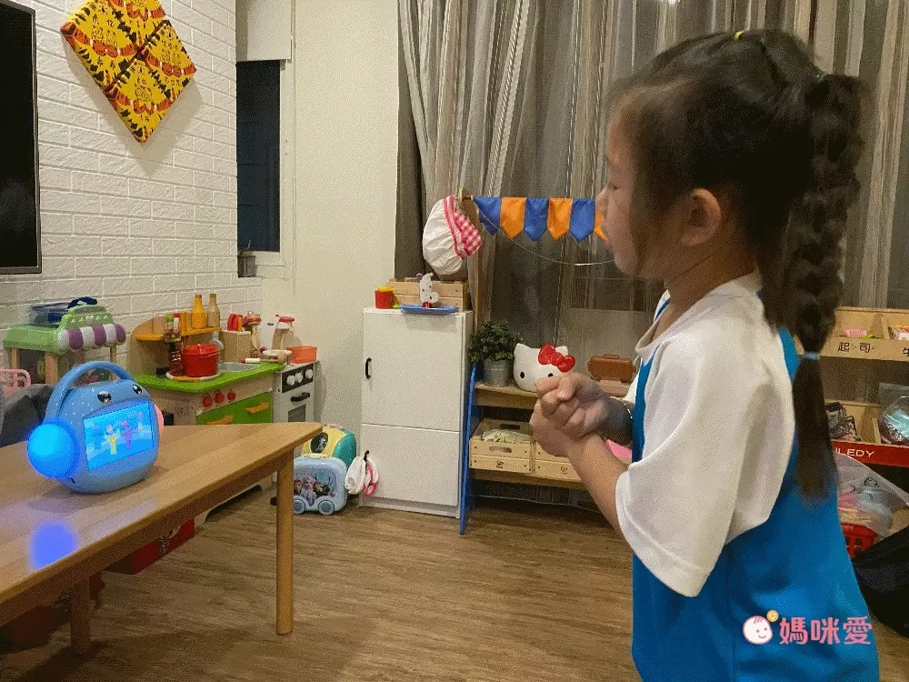 昌兒 - 兒童唱跳學習機128G-藍色-加送一支麥克風+兒童護眼相機3吋IPS大螢幕-藍色-送16G記憶卡