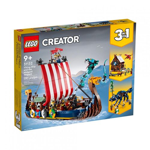 樂高 LEGO - 樂高積木 LEGO《 LT31132》創意大師Creator系列 - 維京海盜船和塵世巨蟒-1192pcs