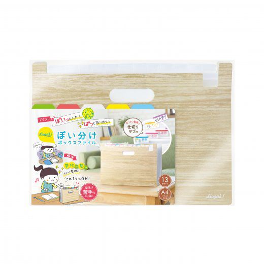 日本文具 SONIC - 多功能學習用分類整理盒 (33x23.5x2.4cm)