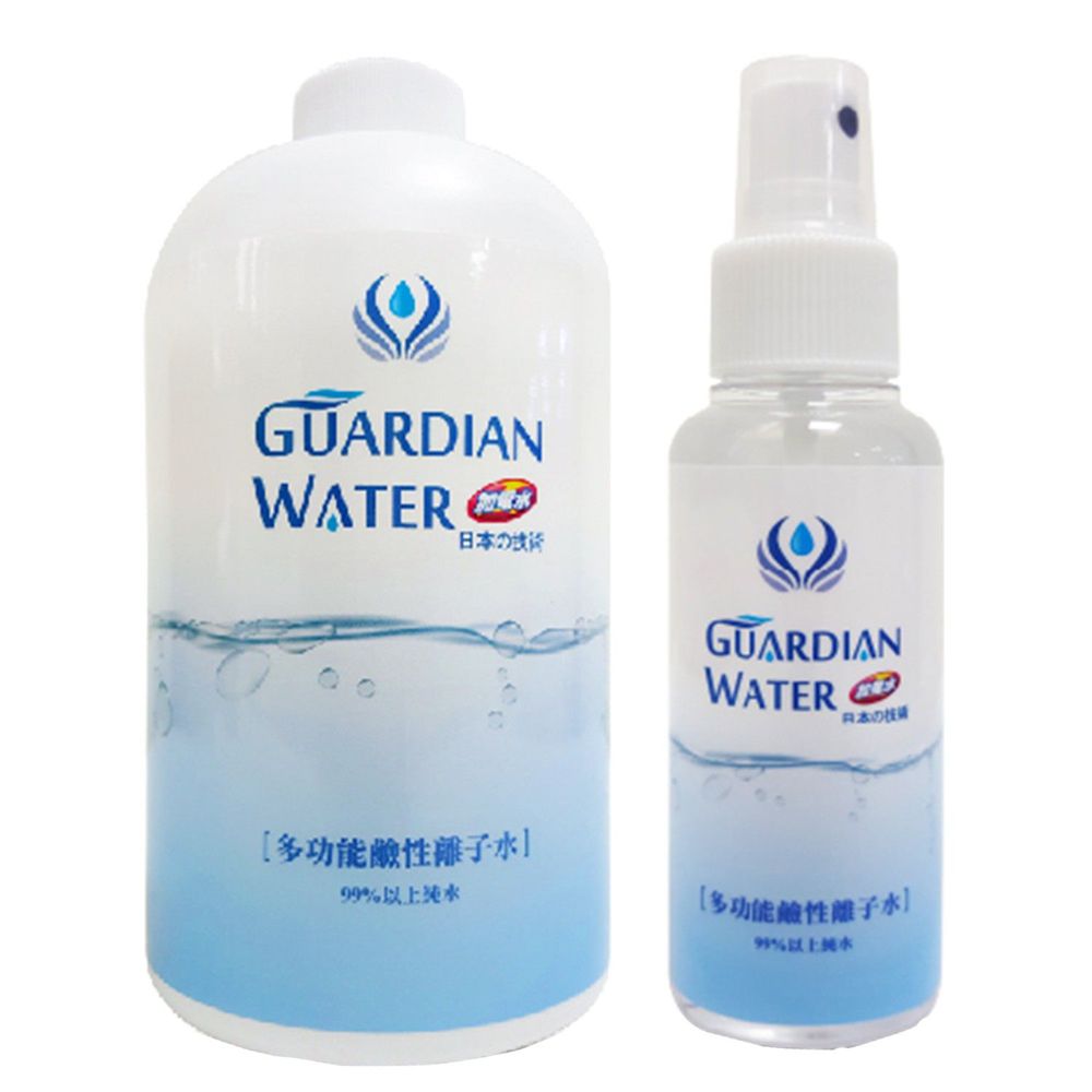 日本宜家利 - GUARDIAN WATER加電水/鹼性離子水-100ml+1000ml