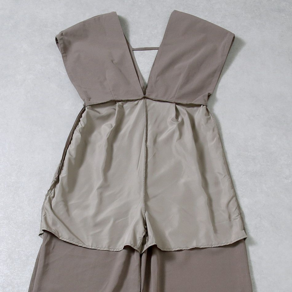 日本 Rejoule - 時尚落肩收腰吊帶褲-優雅黑