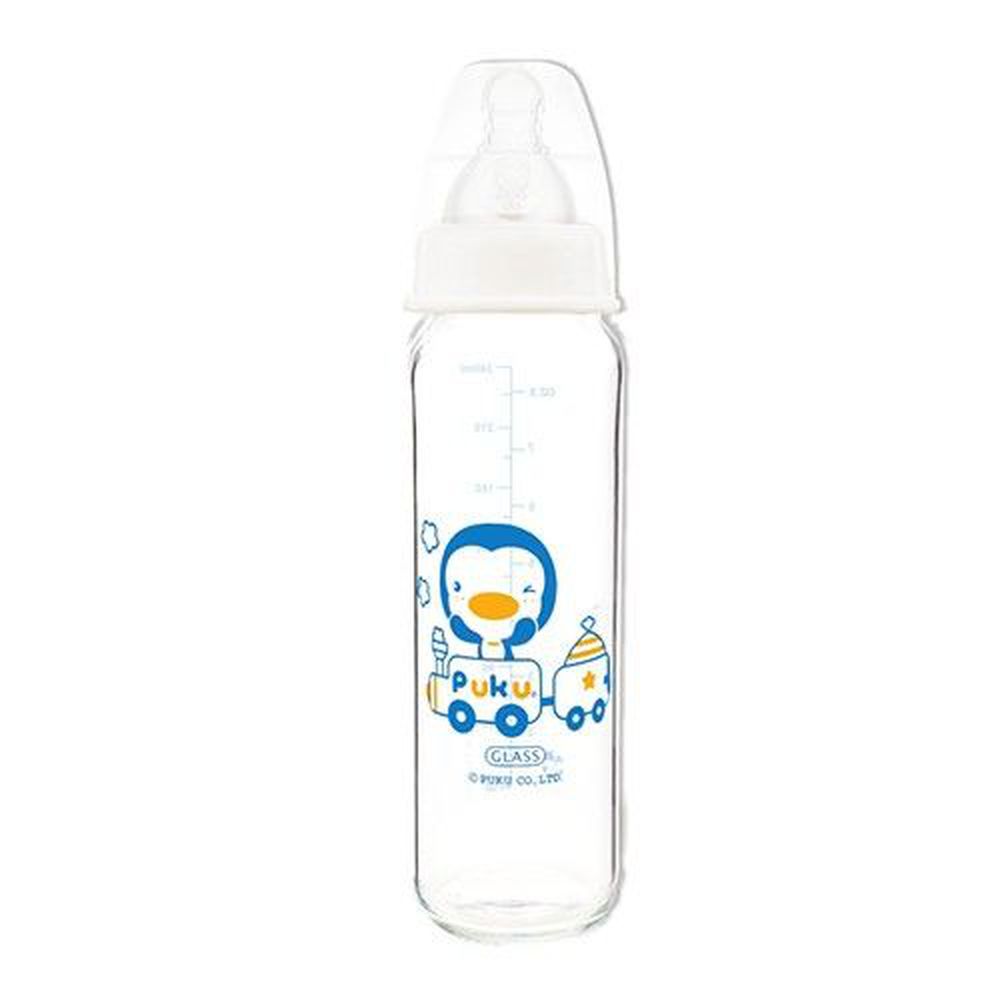 PUKU 藍色企鵝 - 母乳實感標準耐熱玻璃奶瓶240ml