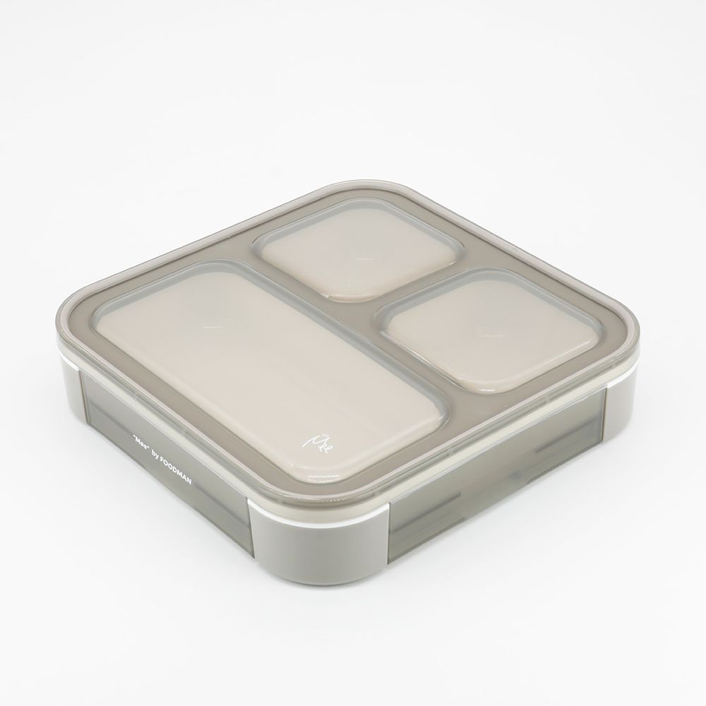 日本 CB JAPAN - 時尚巴黎系列纖細餐盒-500ml-時尚灰