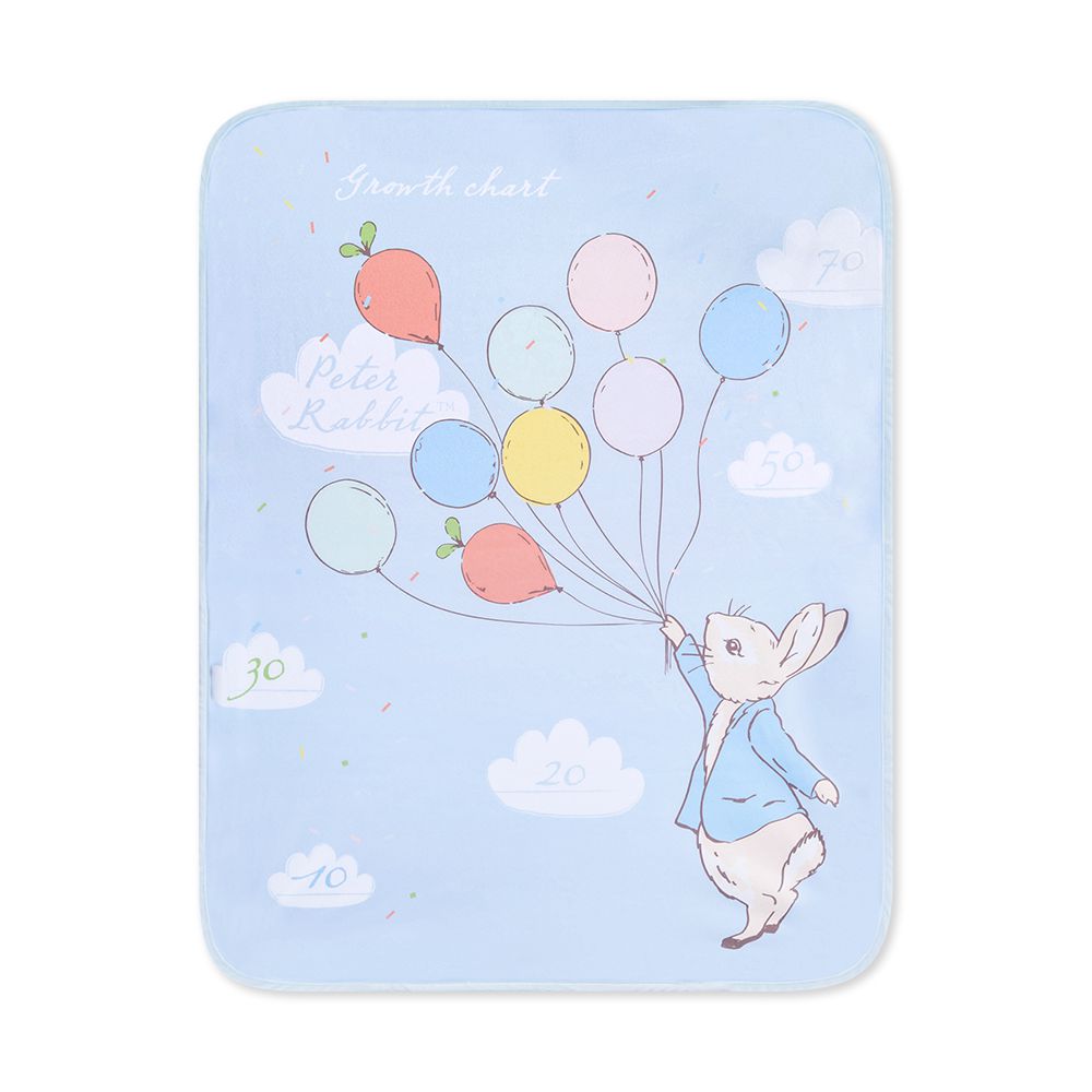 比得兔冬夏兩用尿墊毯 70x90cm(隔尿墊 保潔墊 尿布墊 防水墊 小被被 蓋毯)-派對比得兔